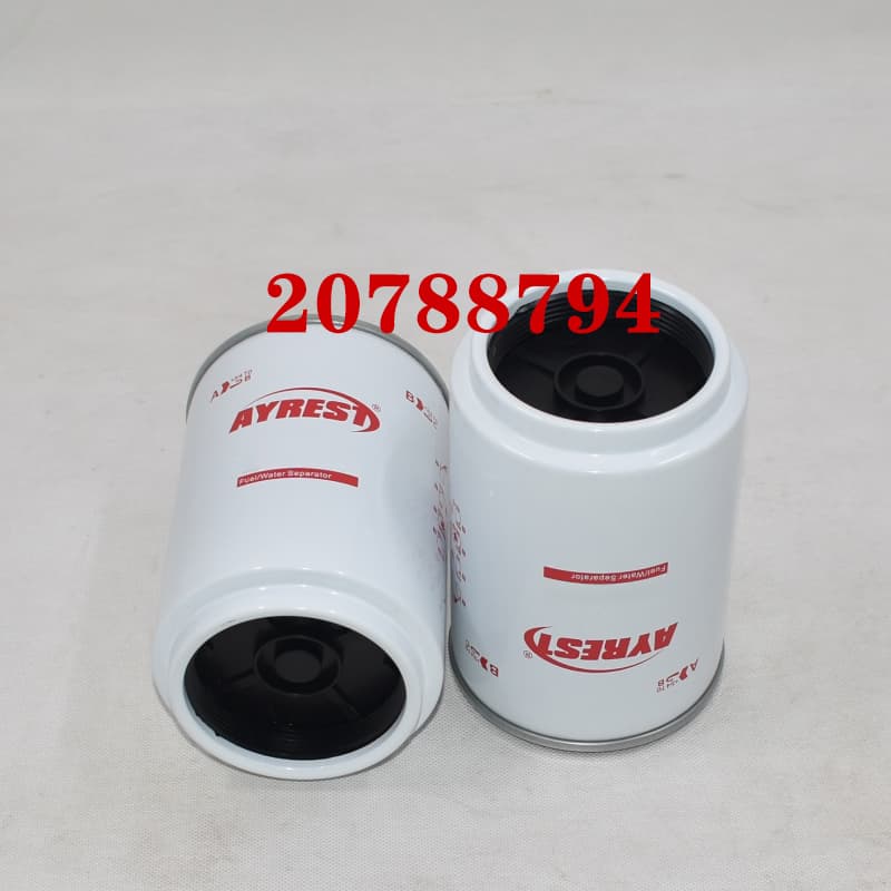 Volvo Fuel Water Separator Filter 20788794 with dimensions