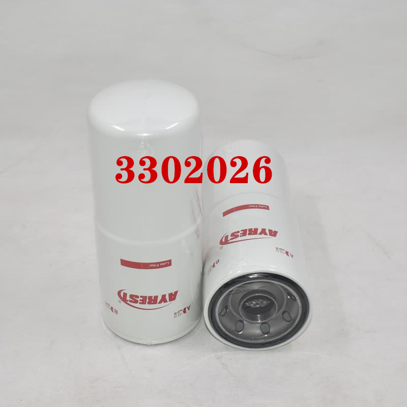 Cummins replacement oil filter 3302026 for construction equipment