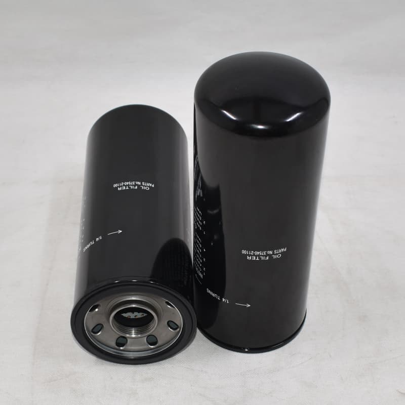 Mitsubishi 37540-21100 Oil Filter with cross-section view